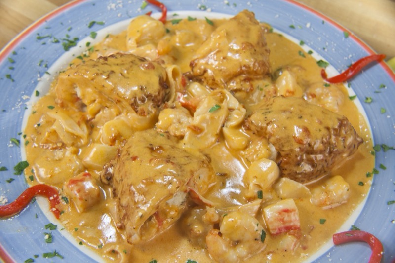 Chicken entrée at State Street Grill