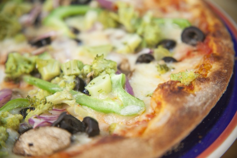 Fresh pizza at State Street Grill